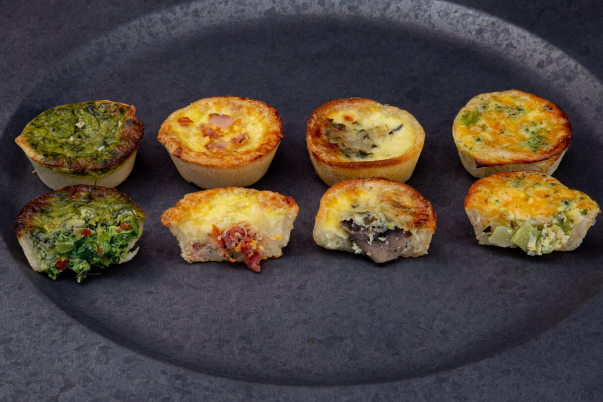 Mini Quiches Assorted Azoria Foods