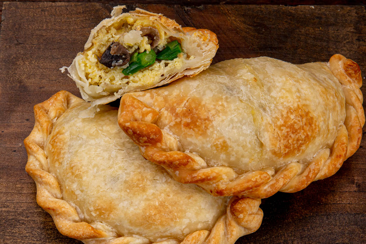 Egg, Mushroom & Leek Empanadas