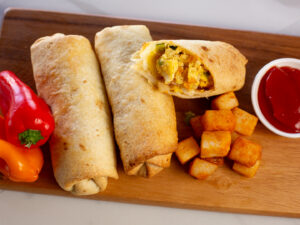 Egg, Potato, Veggie & Cheese Burrito