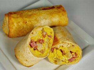 Ham, Egg, and Cheese Burrito