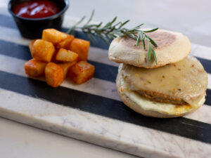 Sausage, Egg, and Cheese English Muffin