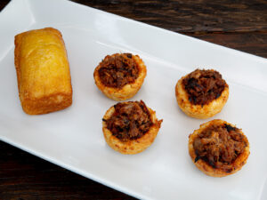 Pulled pork hors d'oeuvres