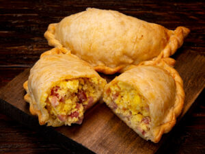 Ham, Egg and Cheddar Breakfast Empanada