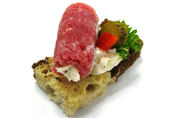 Beef - Roasted Roulade on Marble Rye