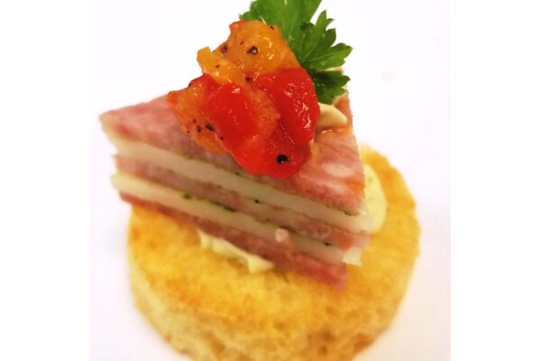 Salami - Antipasto Stack on Brioche